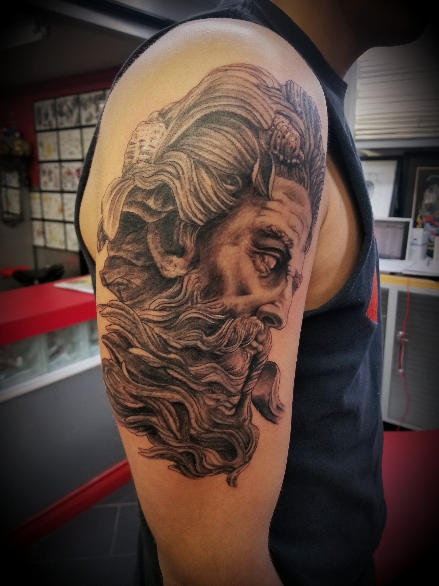 Greek God Tattoo - - Chad Martin - Denver